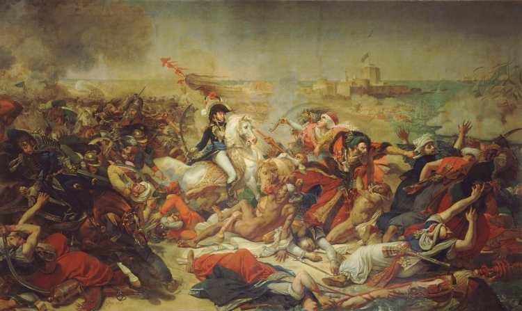 La Bataille d'Aboukir (en Égypte),1806, Antoine-Jean Gros